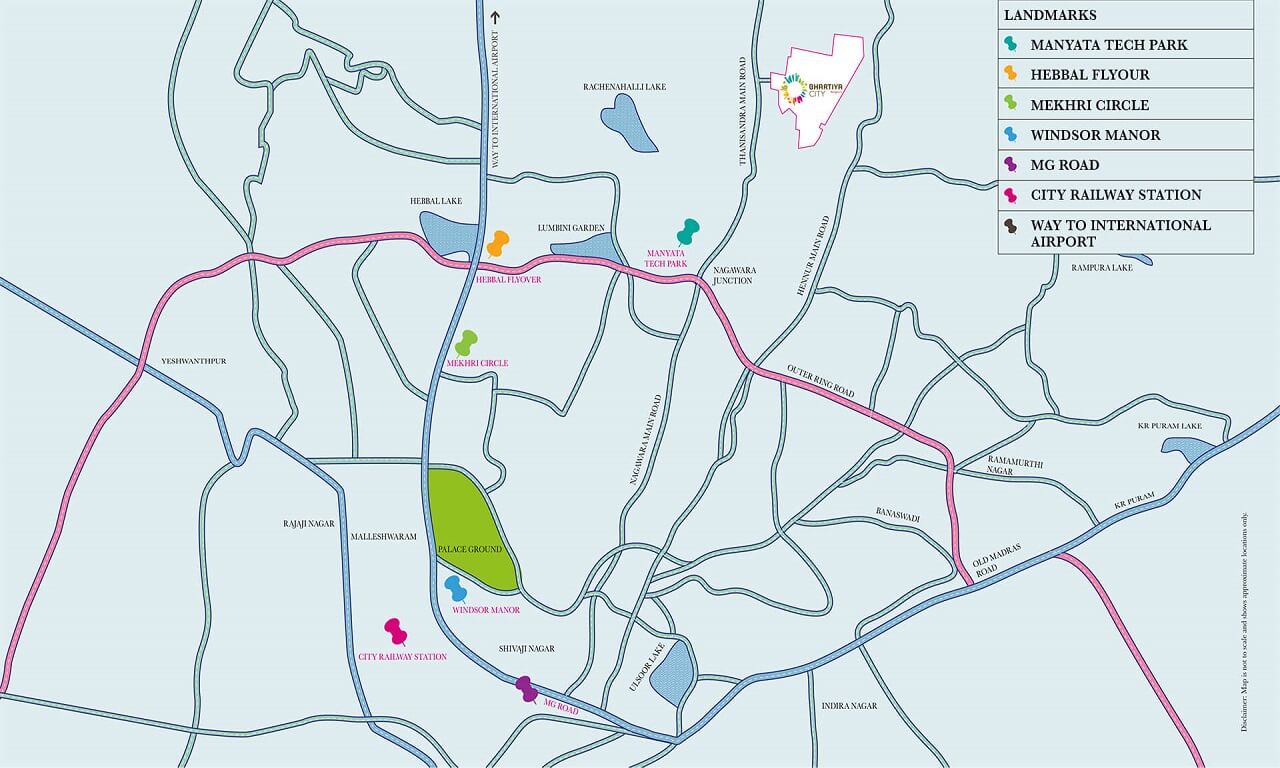 Nikoo Homes 2 in Bhartiya City Location Map